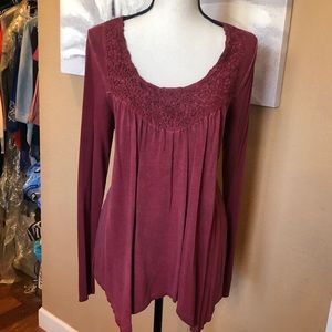 Raspberry blouse